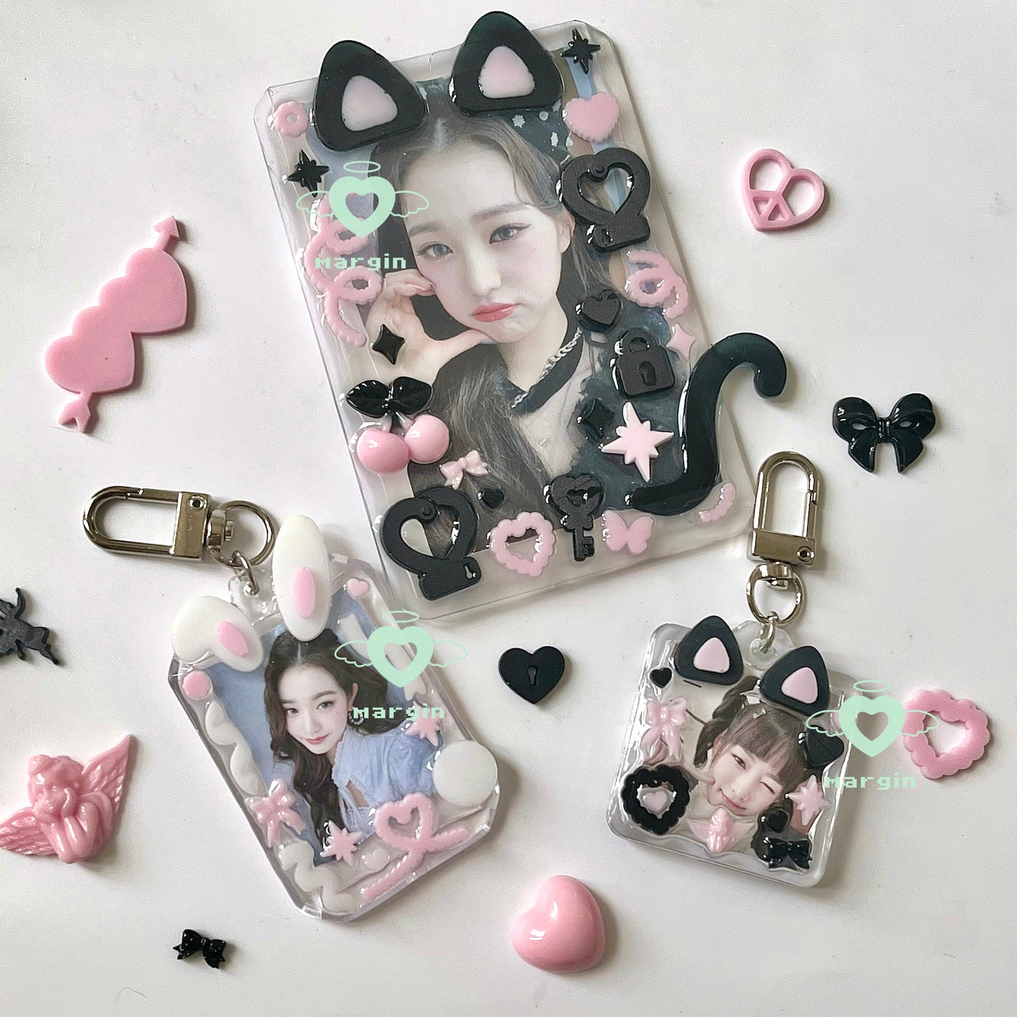 b017 b018 b019 b020 bits mold animal ears tails, acrylic, 3d print, matte, shiny, charity molds