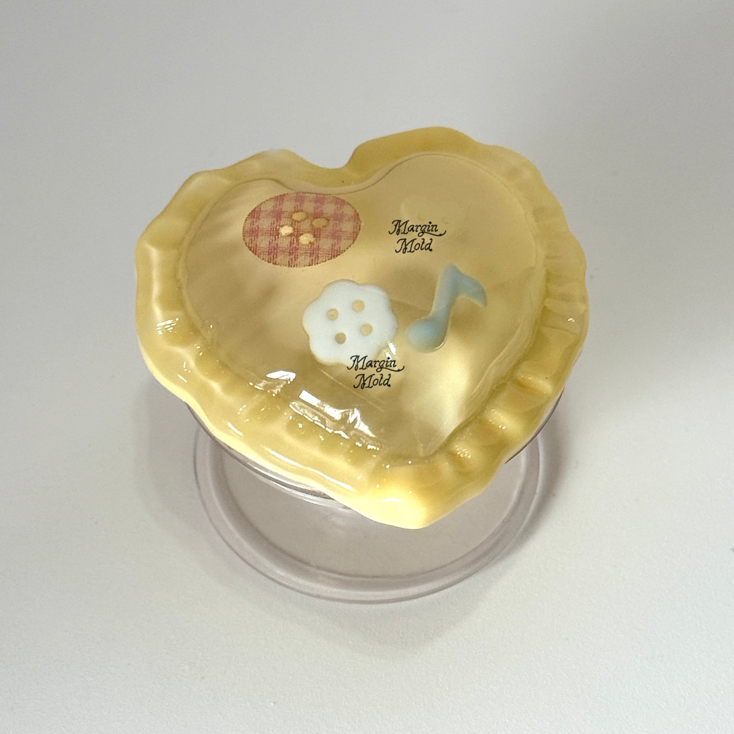 k118 heart cushion griptok mold, 3d printed, shiny