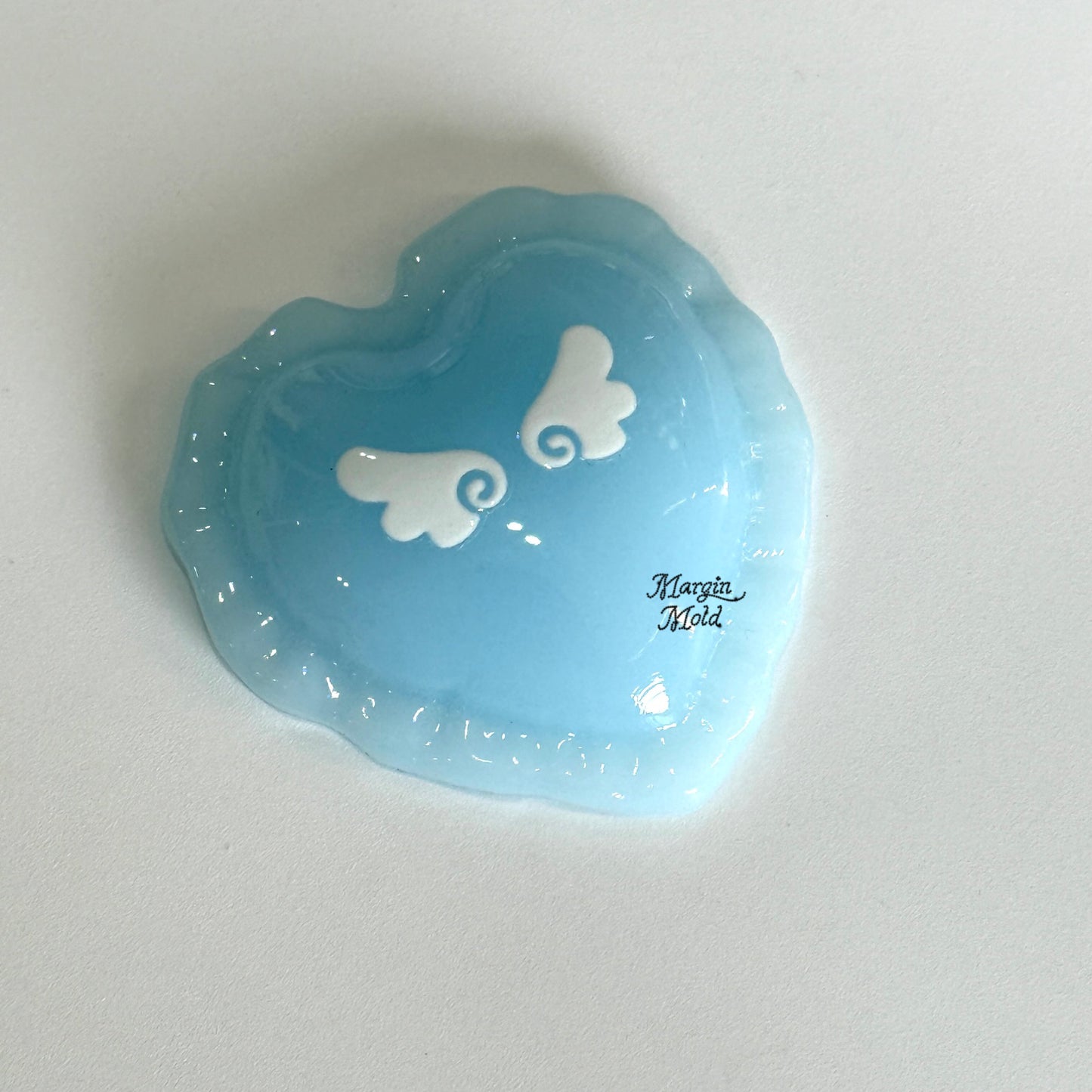 k118 heart cushion griptok mold, 3d printed, shiny
