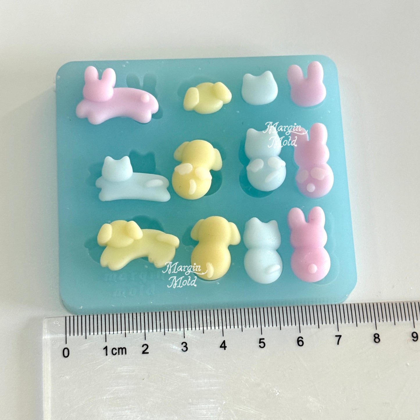 b116 bits mold soft pet friends bits mold, 3d print, matte