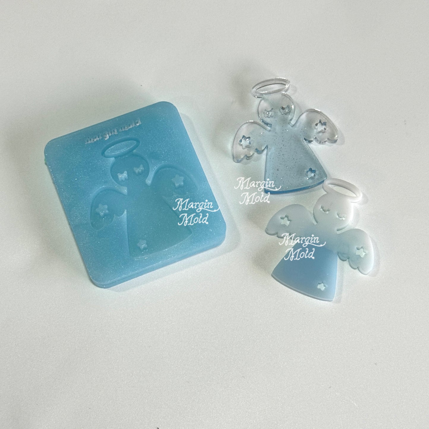 k123 k124 k125 k126 angel wing keyring mold, arcylic, shiny