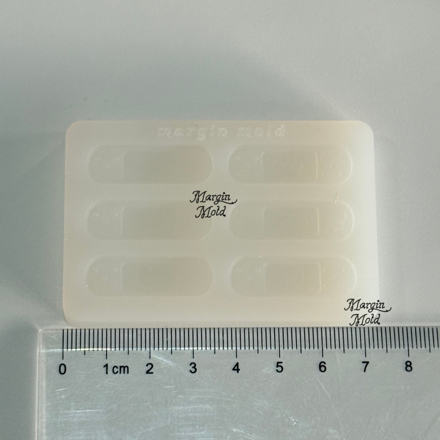 b119 bits mold mini cure bits bandaid mold bits mold, 3d print, matte