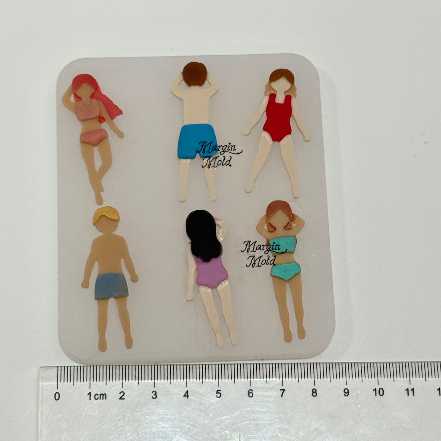 b121 b122 b123 b124 bits mold pool day deco bits mold, 3d print, matte