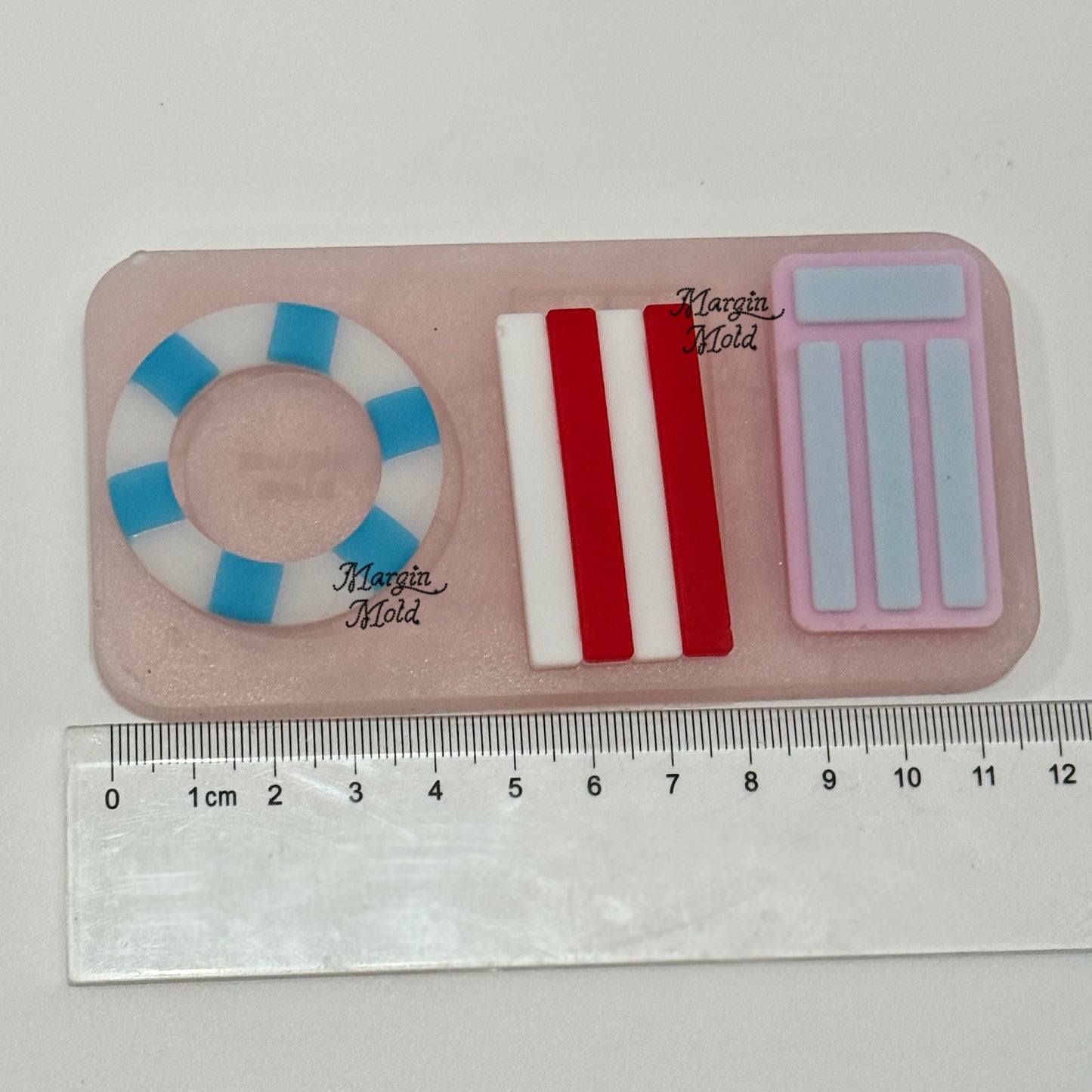 b121 b122 b123 b124 bits mold pool day deco bits mold, 3d print, matte