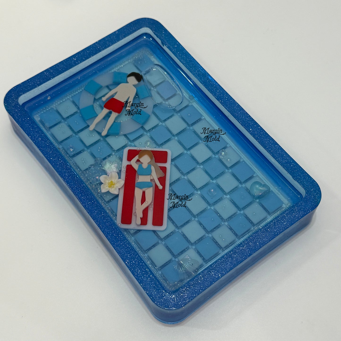 t008 tray mold swimming pook tray, acrylic, shiny