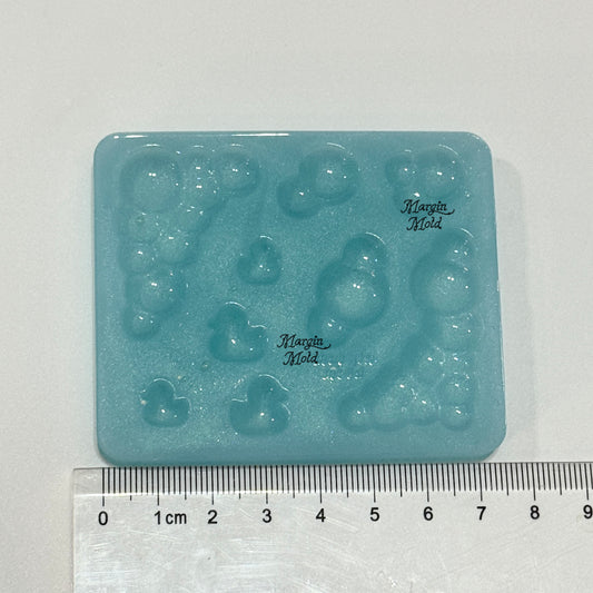 b111 bits mold bath time bits, 3d print, shiny