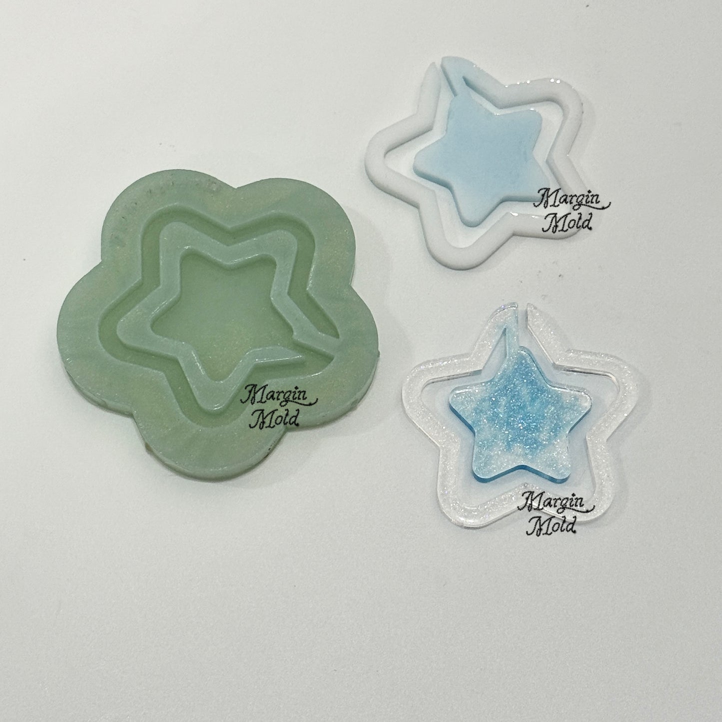 B09 star bookmark mold, acrylic, shiny