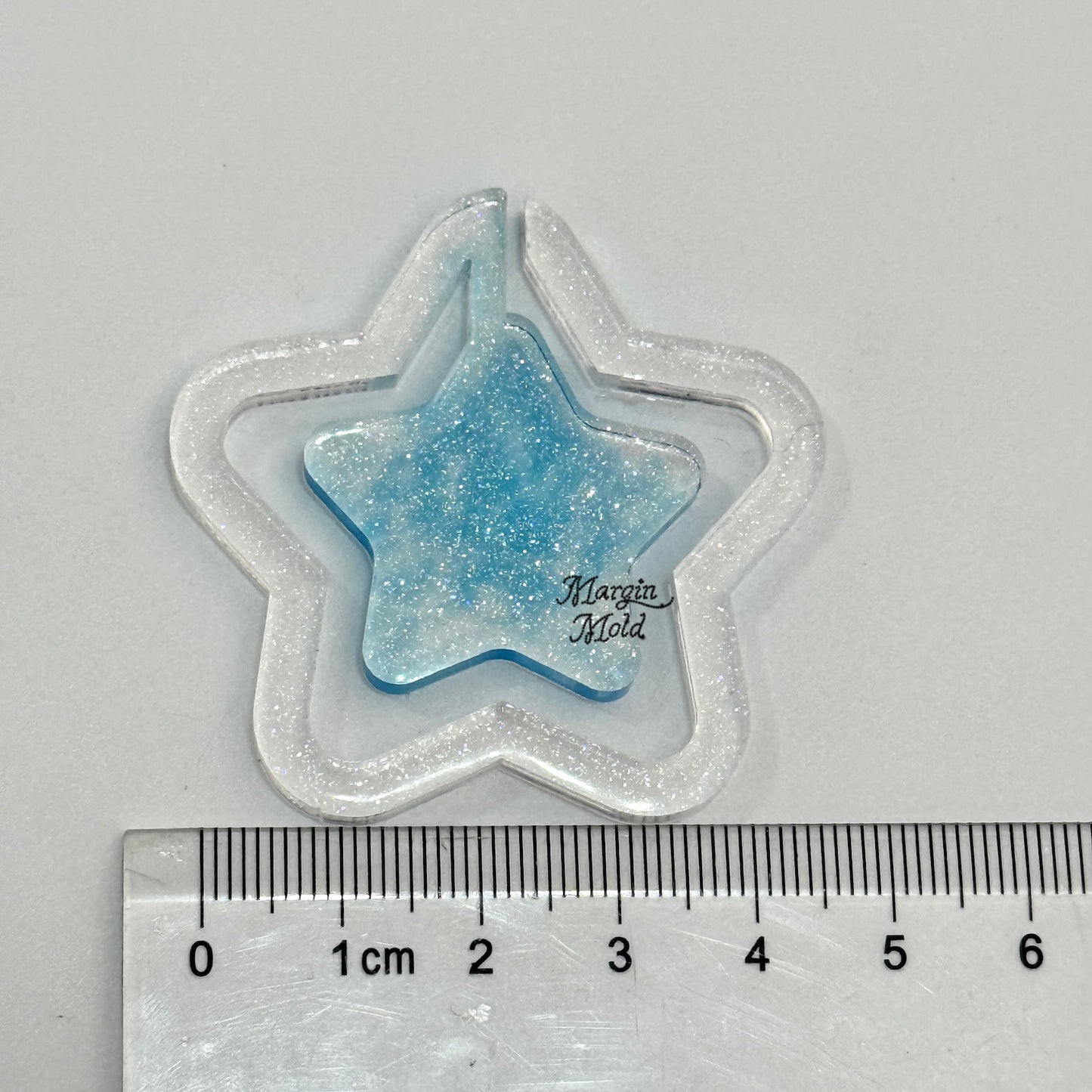 B09 star bookmark mold, acrylic, shiny