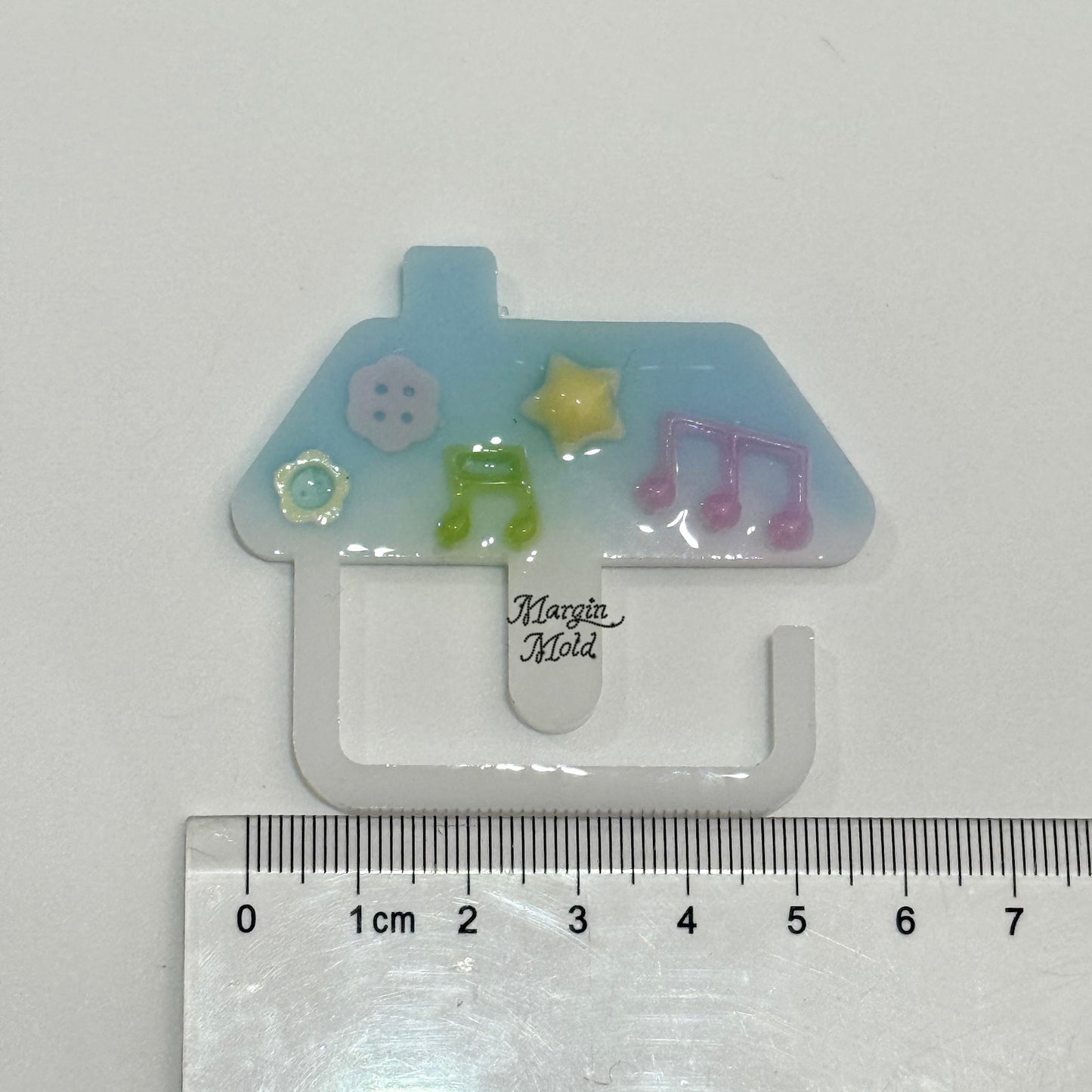 B04 house bookmark mold, acrylic, shiny