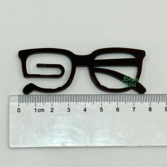 B02 eyeglasses bookmark mold B, acrylic, shiny