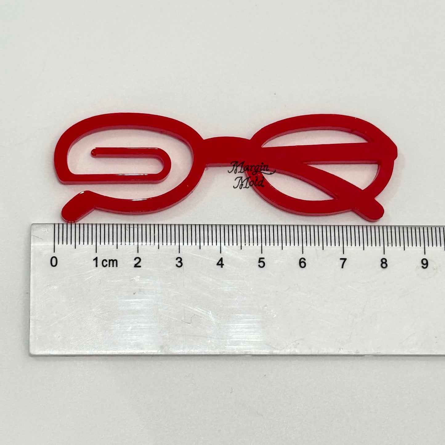 B01 eyeglasses bookmark mold A, acrylic, shiny