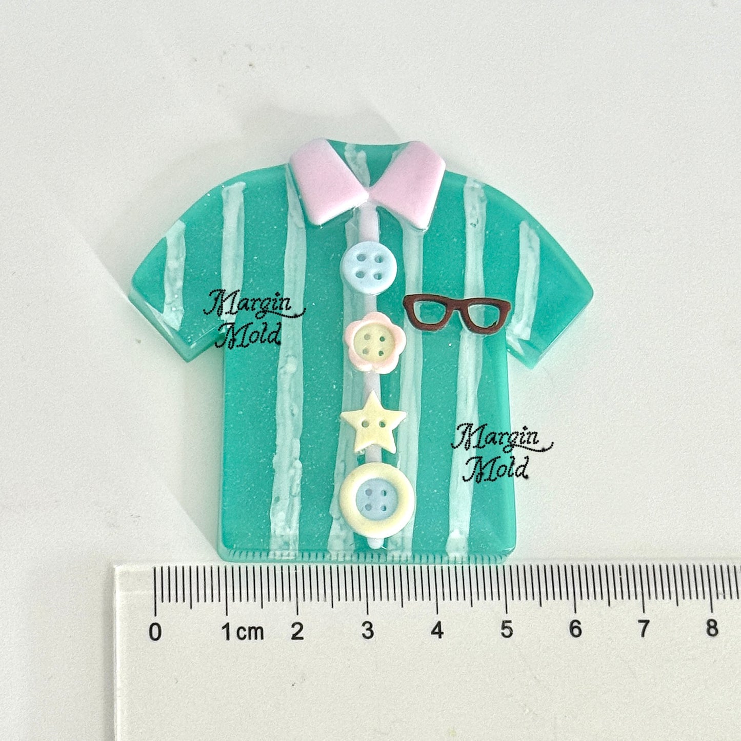 k129 T-shirt mold, 3d printed, shiny