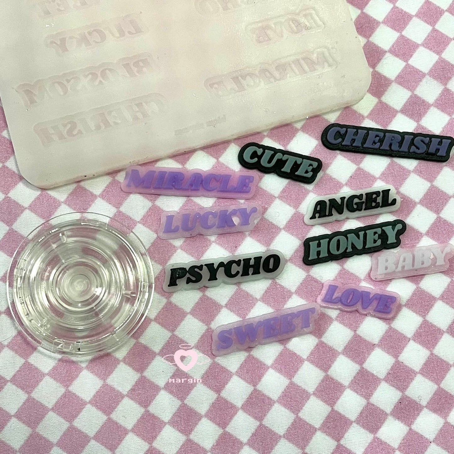 b006 ビットモールド英単語、3D プリント、マット