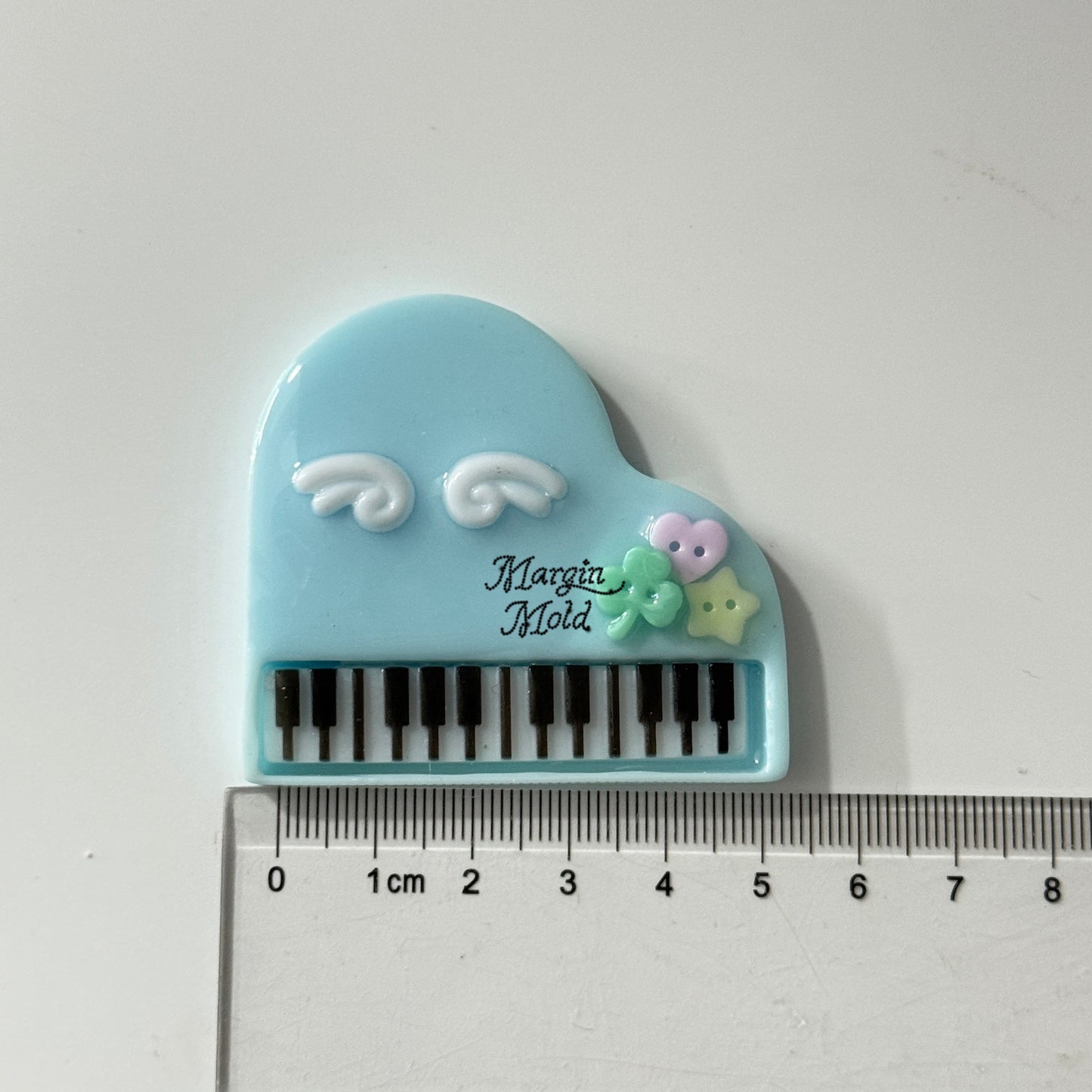 k169 piano mold, 3d printed, shiny