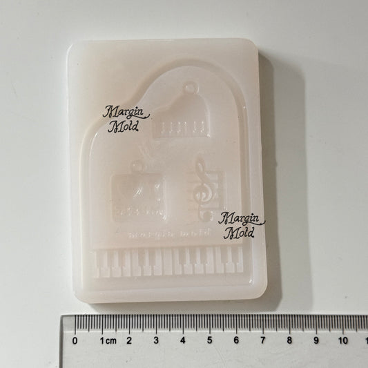 b141 bits mold piano frame bits mold, 3d print, shiny