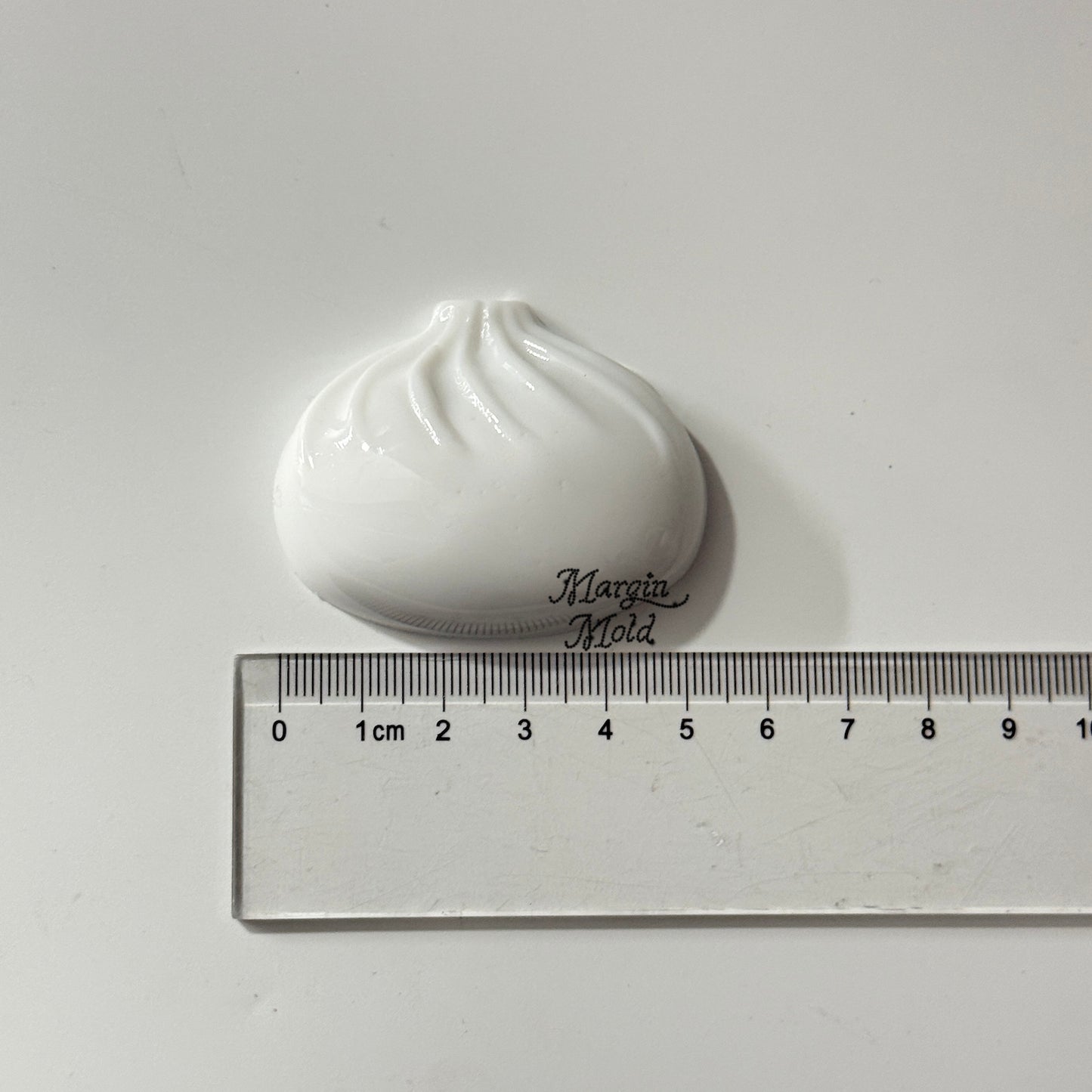 k172 puffy steamed bun mold, 3d printed, shiny