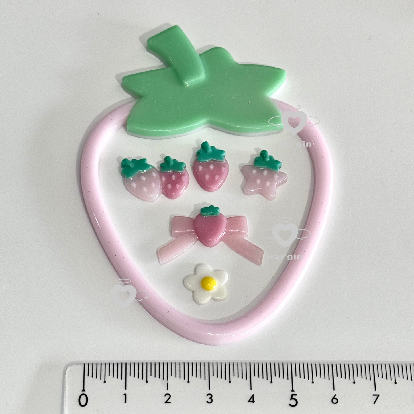 b088 bits mold strawberry toploader bits, 3d print, shiny