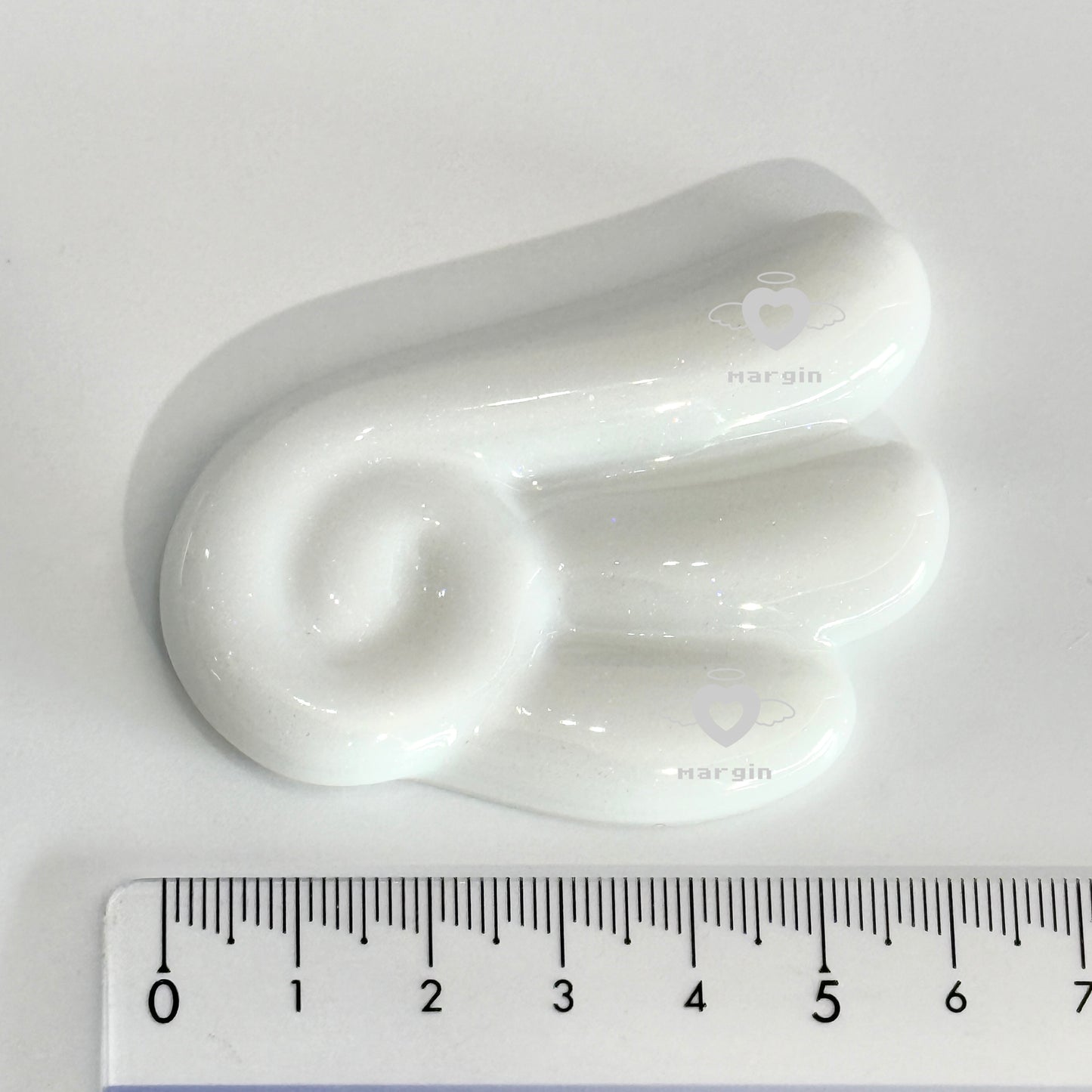 k087 angel wing griptok mold, 3d printed, shiny