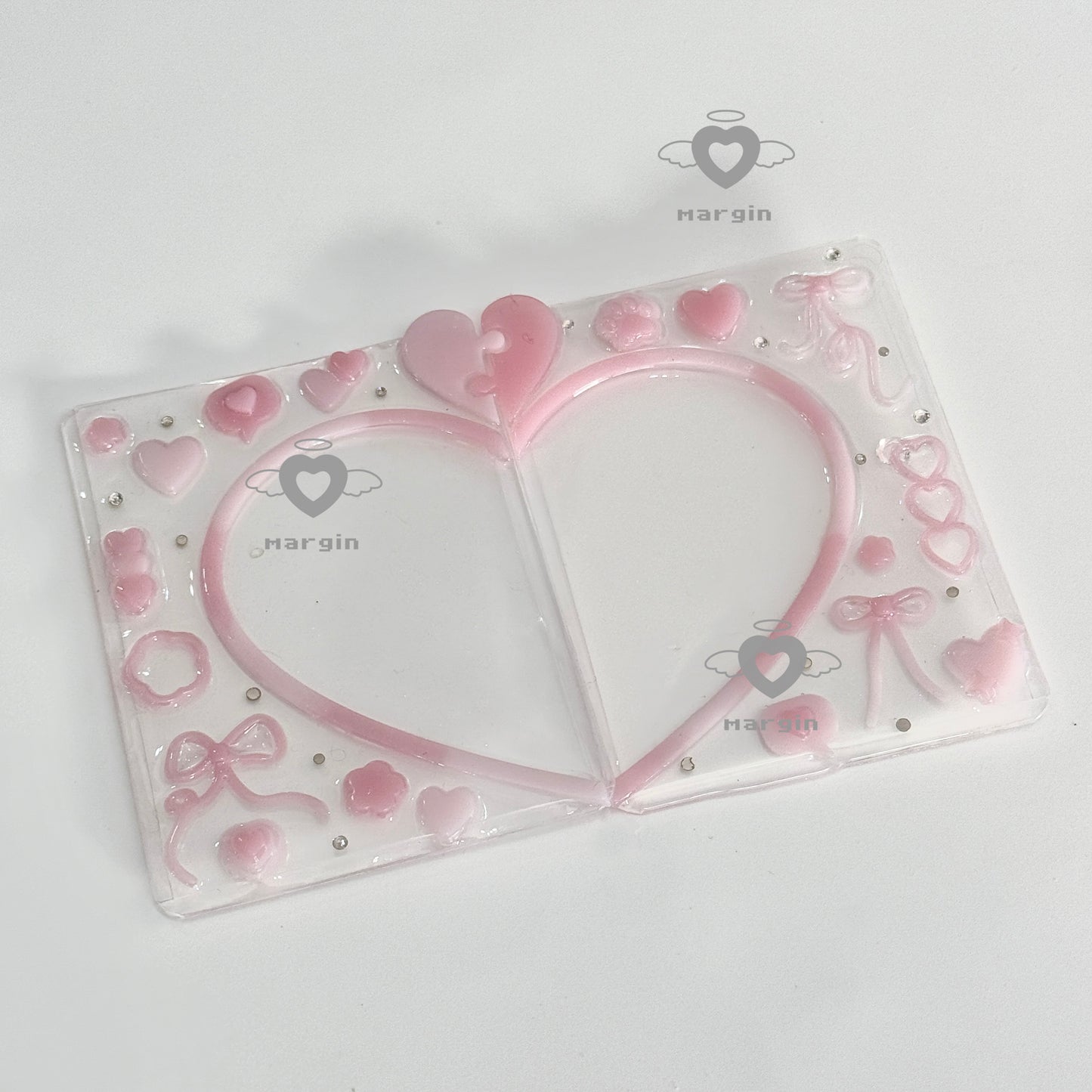 b087 bits mold couple puzzle piece toploader bits, 3d print, shiny