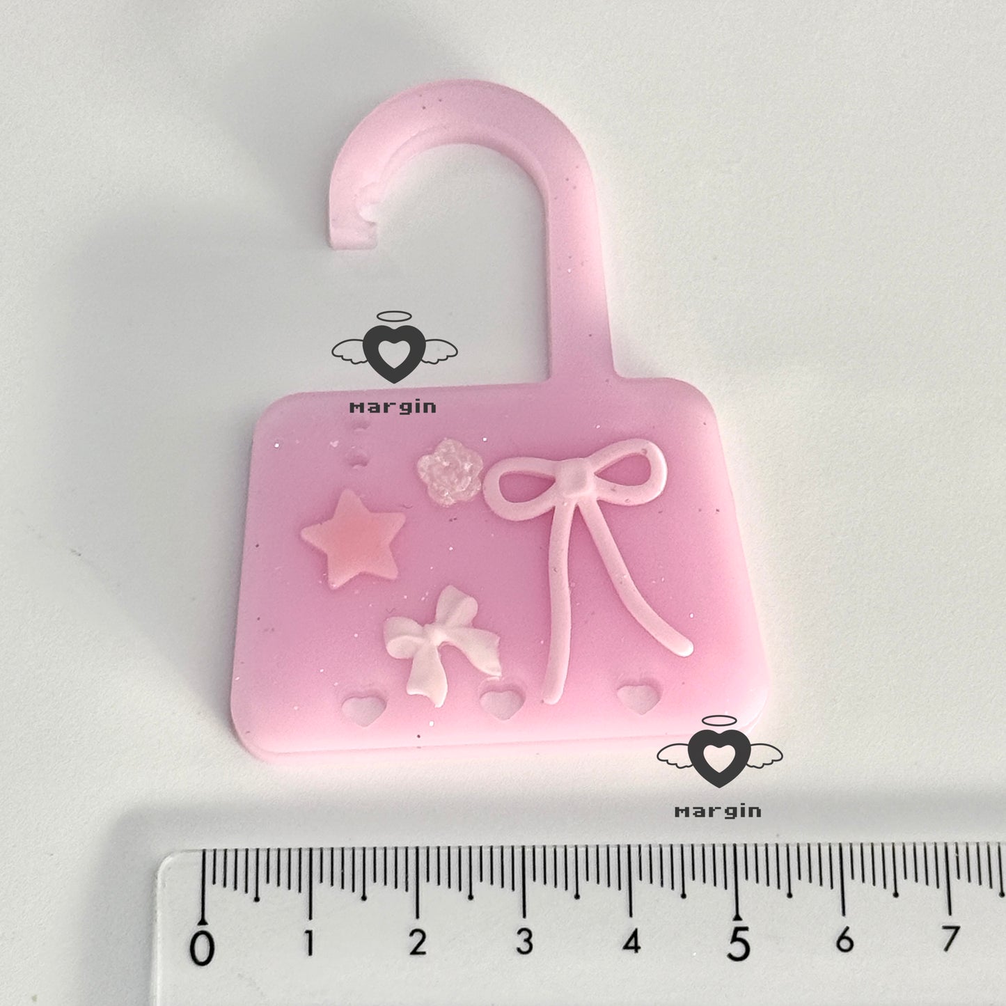 c06 carabiner mold handbag, acrylic, shiny