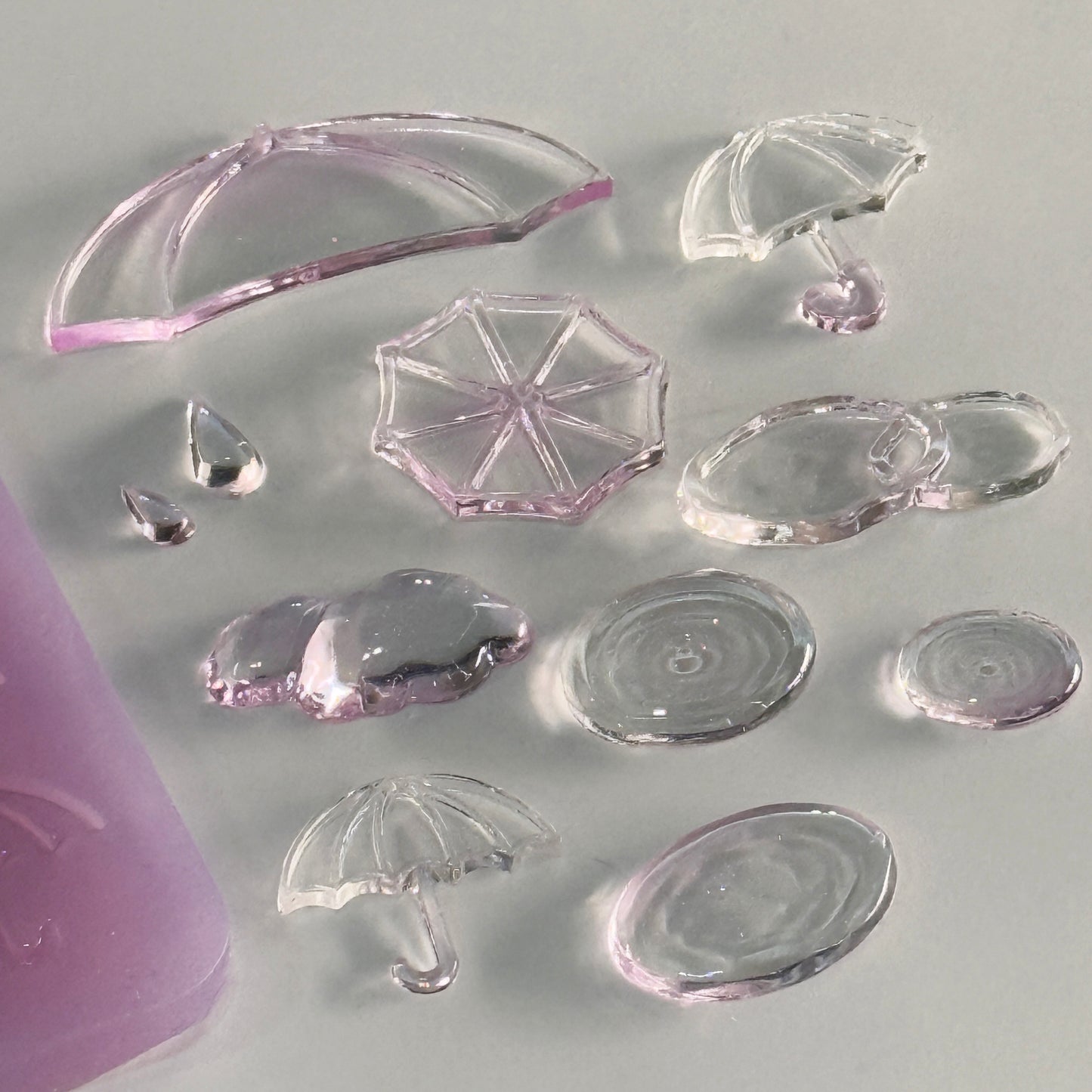 b095 ビットモールド 雨の日ビット、3Dプリント、光沢