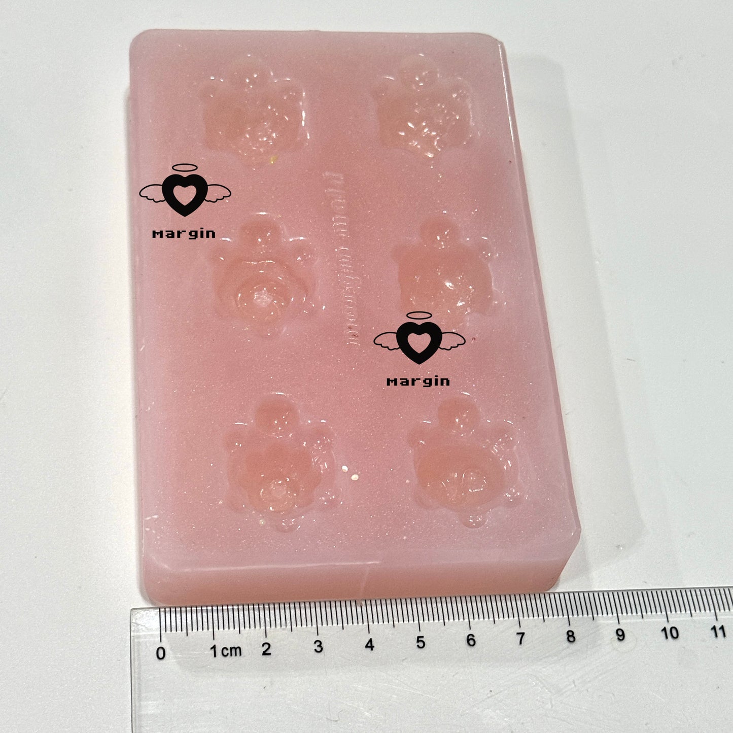 k095 melon pan/turtle mold, 3d printed, shiny