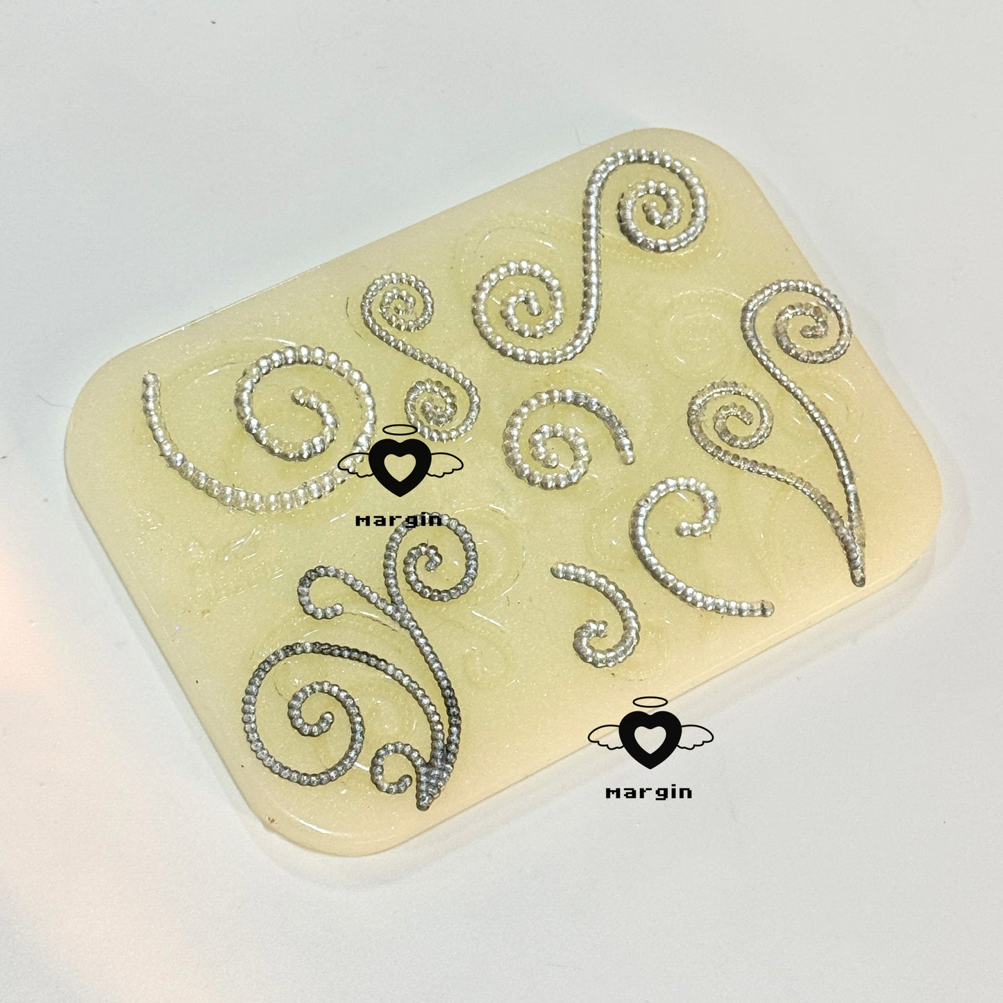 b099 bits mold swirly deco bits, 3d print, shiny
