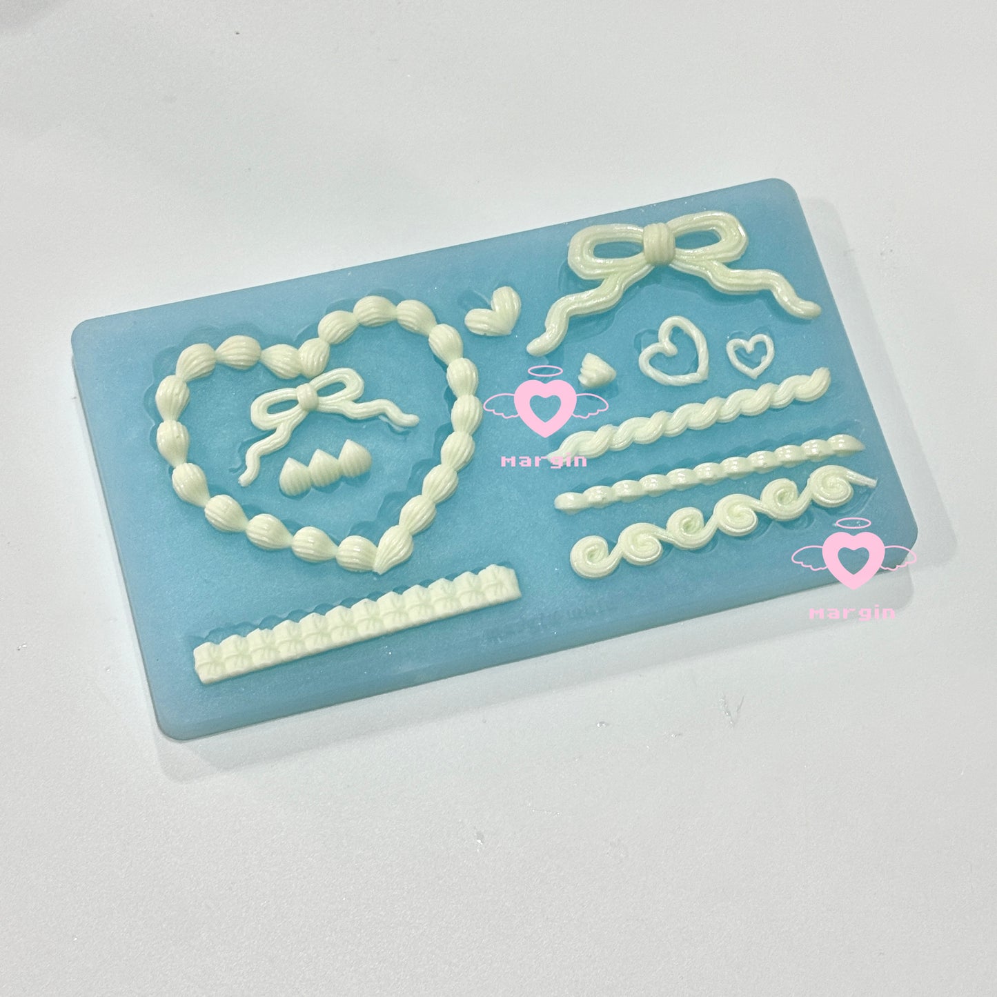 b092 b093 bits mold whipped cream cake deco toploader bits, 3d print, matte