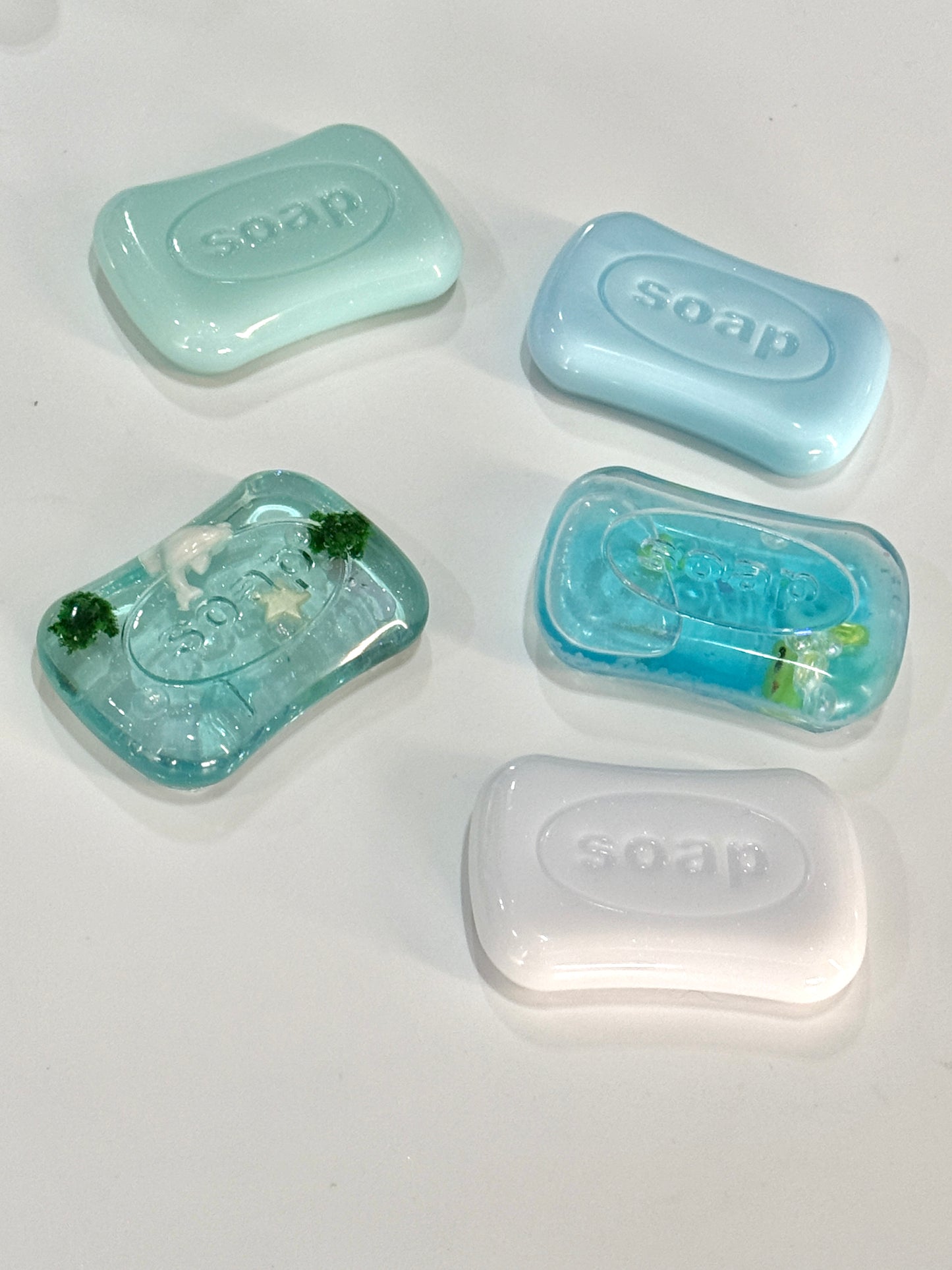 k097 3d shaker soap mold set, 3d printed, shiny
