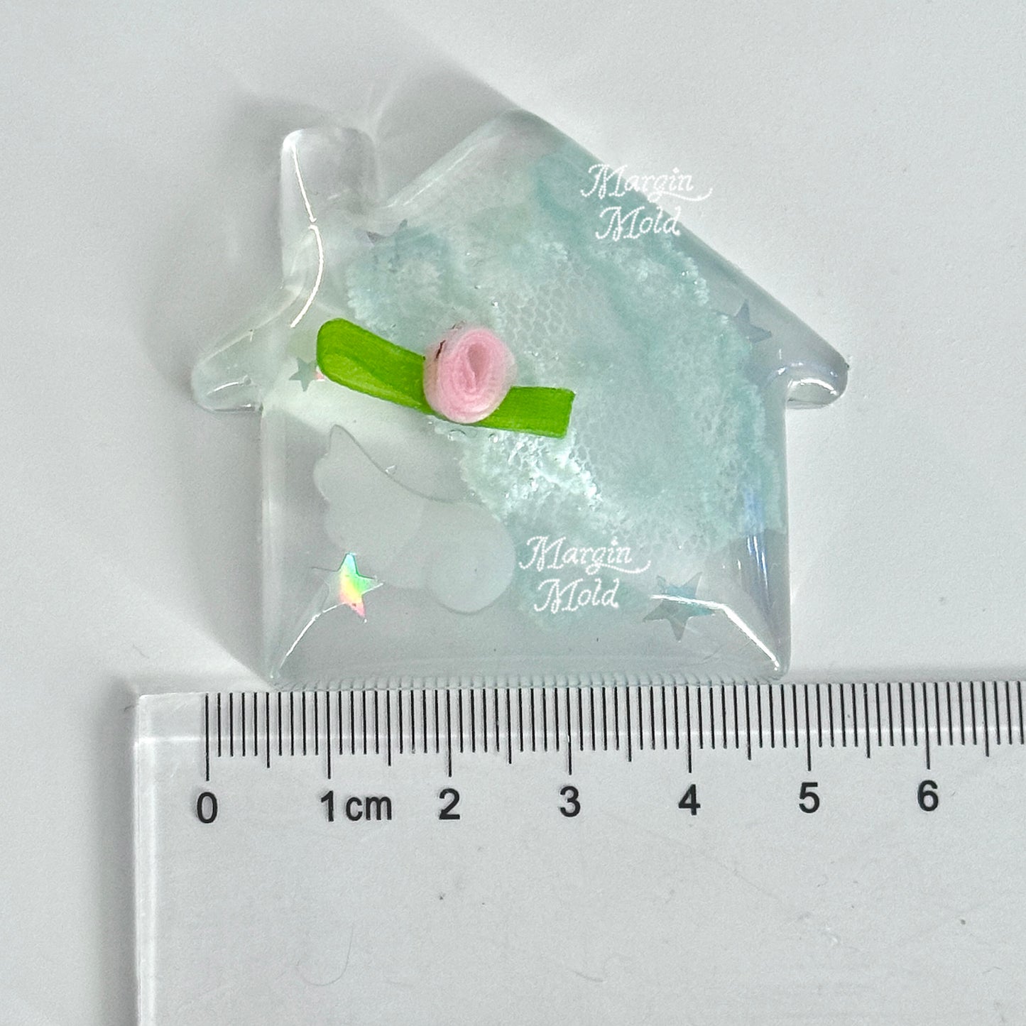 k102 puffy house mold, 3d printed, shiny