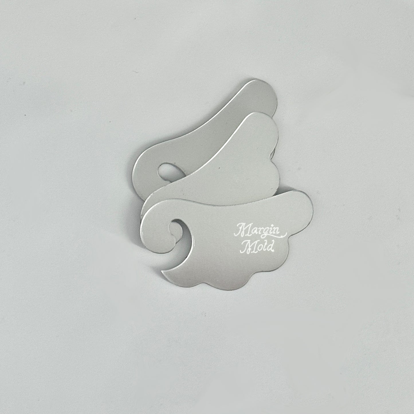 k104 angel wing mirror mold, 3d printed, shiny