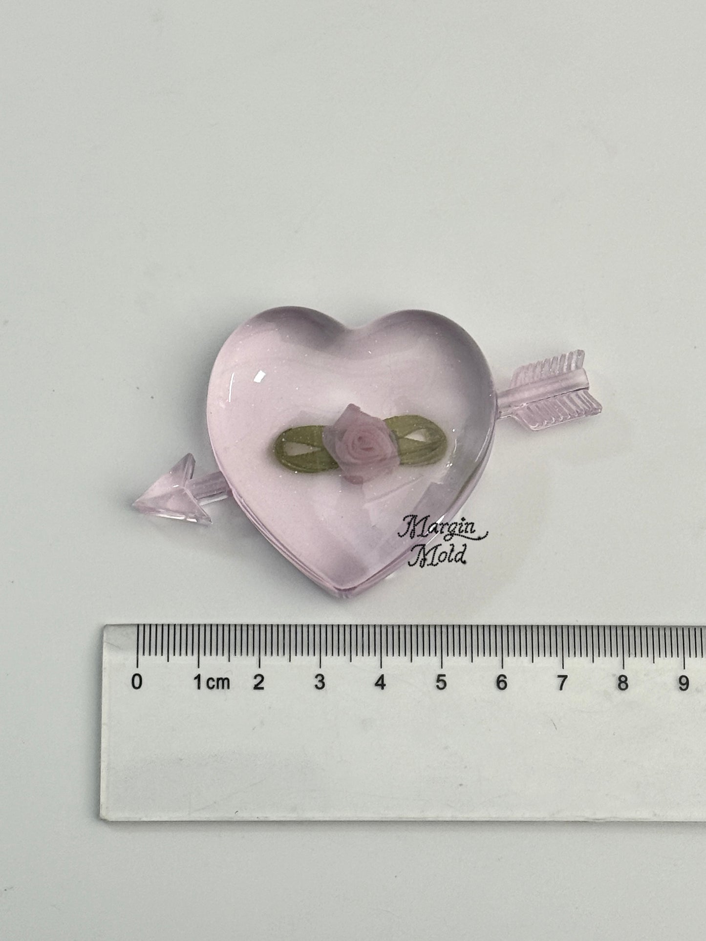 k215 Heartstrike mold, 3d printed, shiny