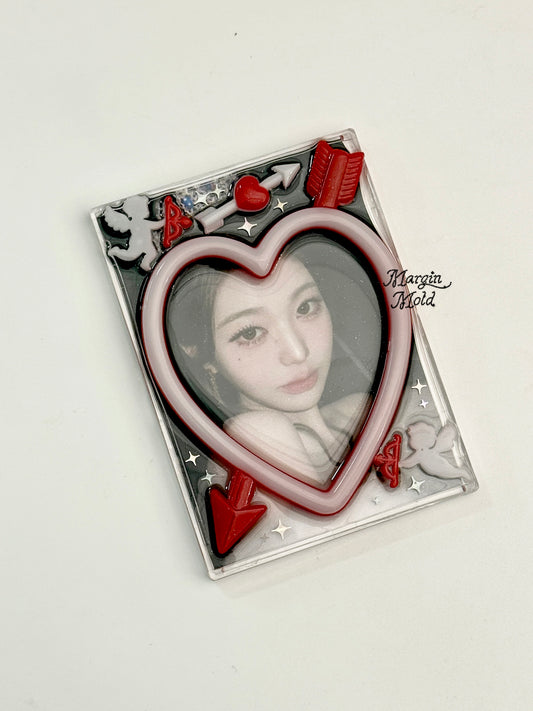 b150 arrow heart frame bits mold, 3d print, shiny