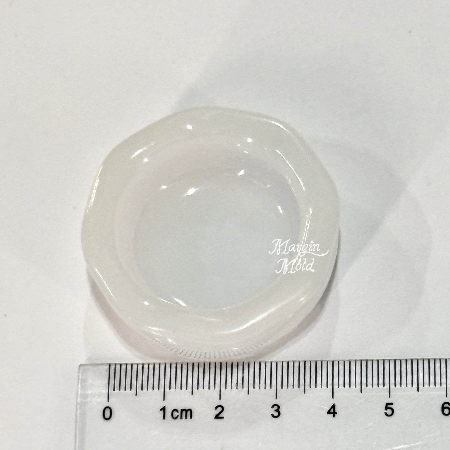 k109 flat fish bowl mold, 3d printed, shiny
