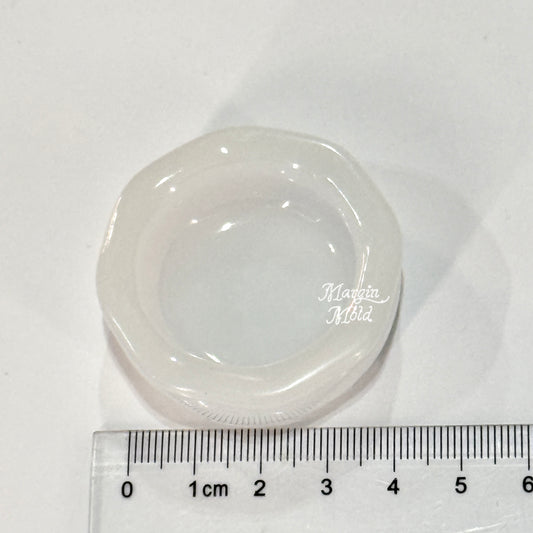 k109 flat fish bowl mold, 3d printed, shiny