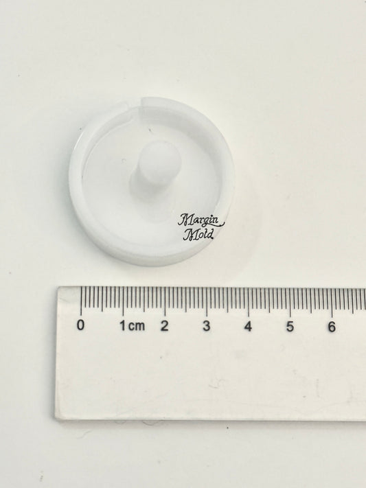 k210 wired earphone holder mold, 3d printed, shiny