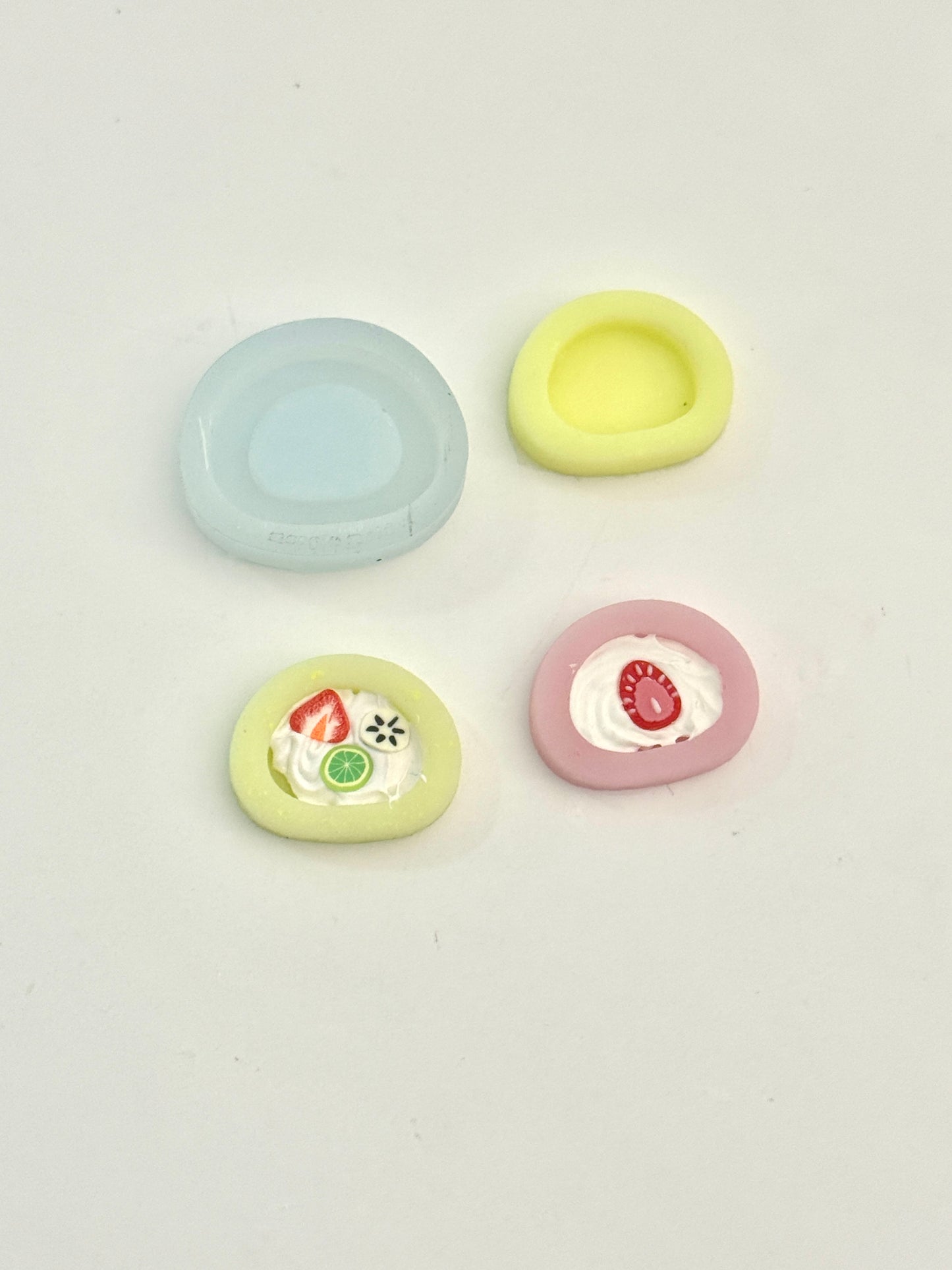 k218 k219 k220 k221 k222 mini crepe/swiss roll/sandwich/cake slice mold, 3d printed, matte