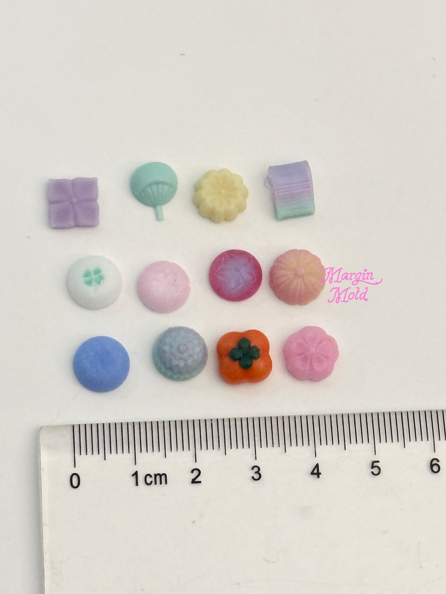 b153 b154 bits molds Japanese wagashi bits mold, 3d print, matte