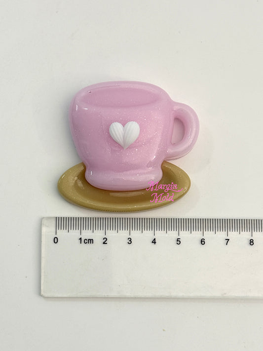 k242 mug cup griptok mold, 3d printed, shiny