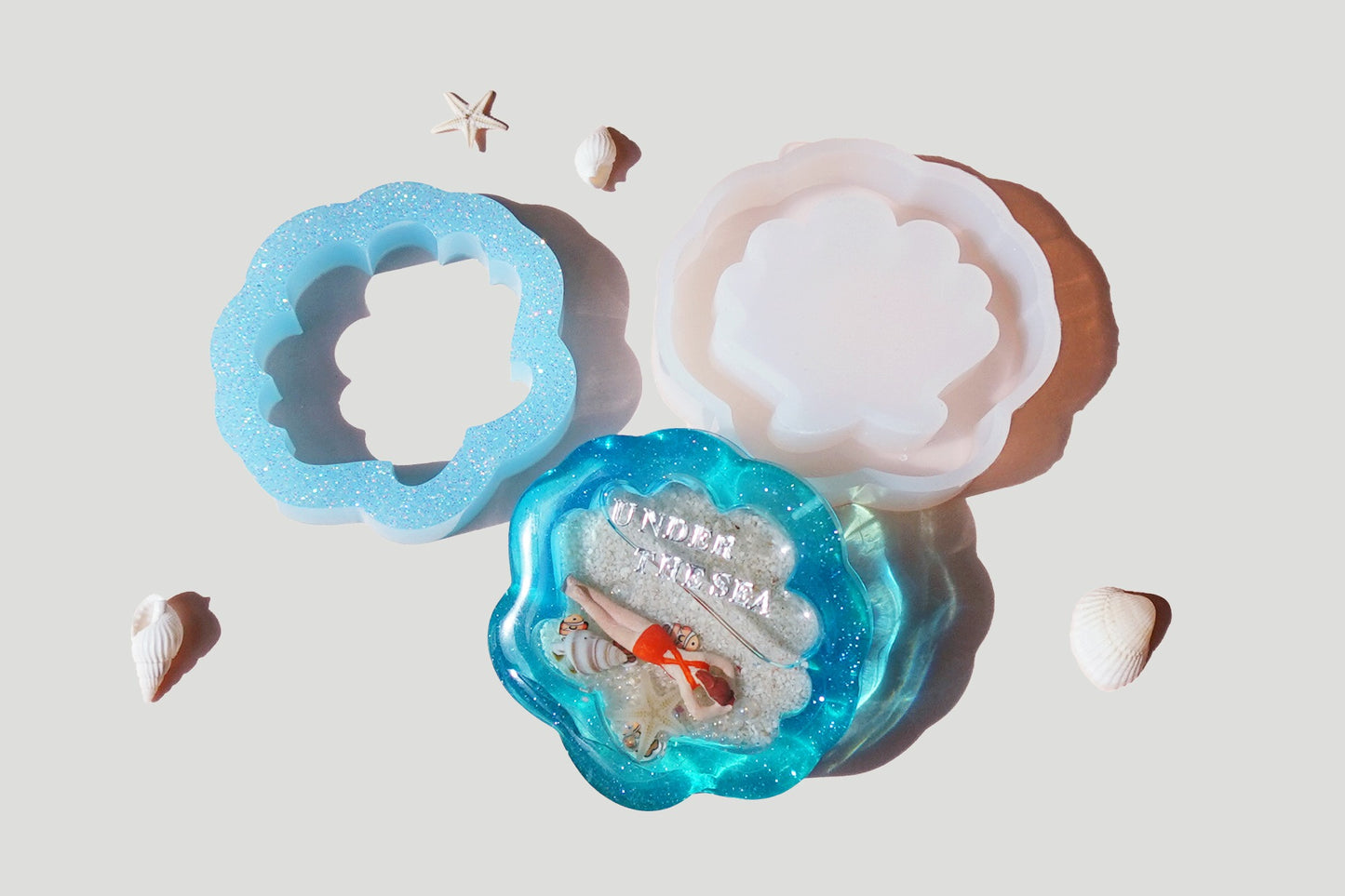 MF08 Mani Land sea shell shaker mold