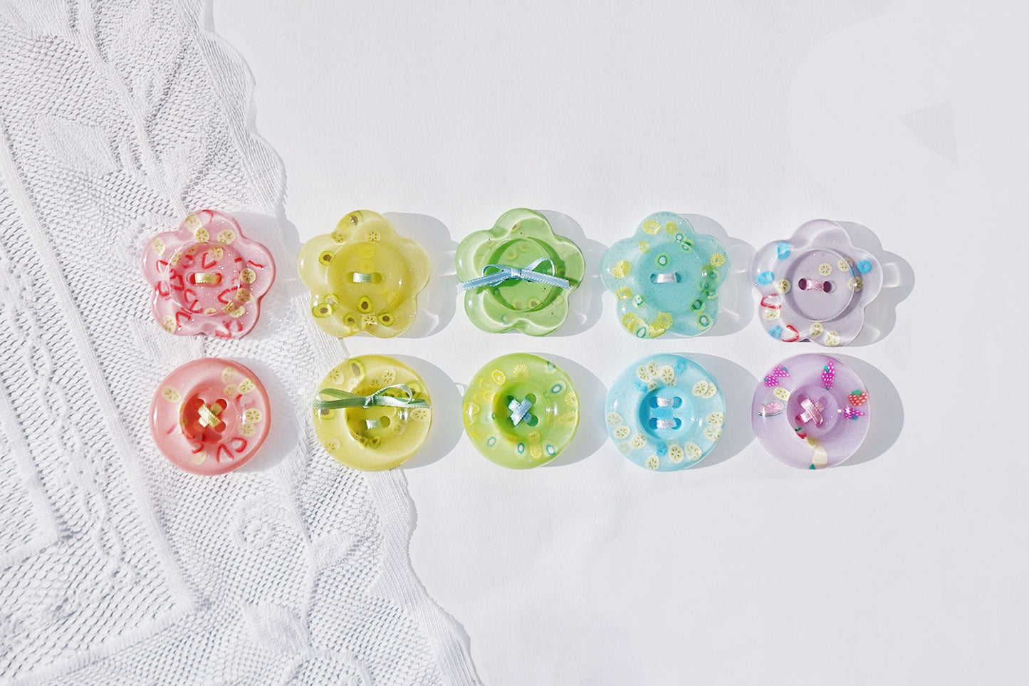 MF15 MF16 Mani Land round/flower button mold