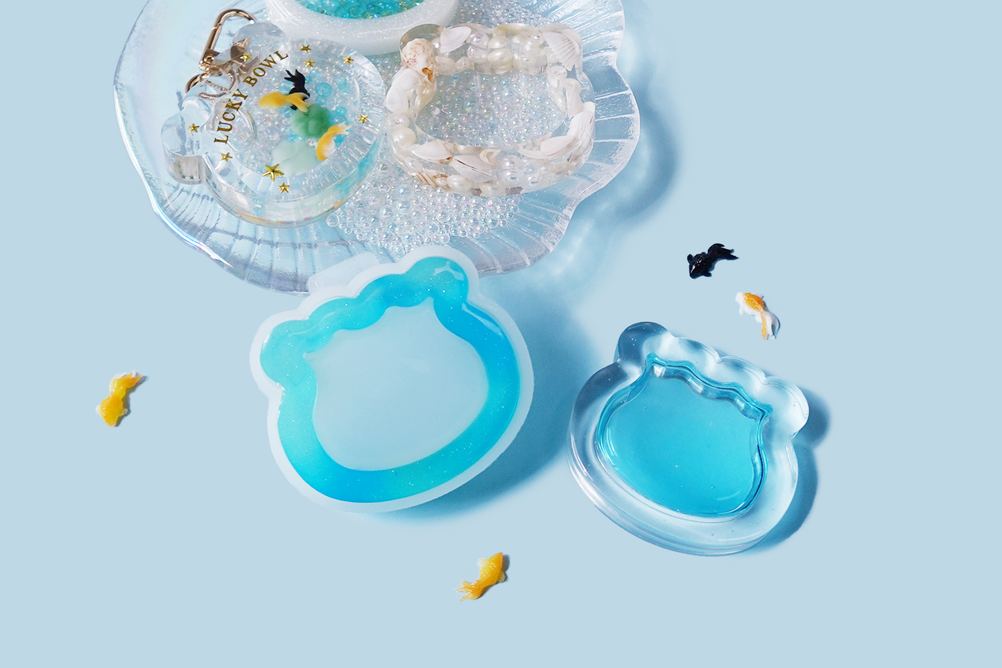 MF07 Mani Land fish bowl shaker mold