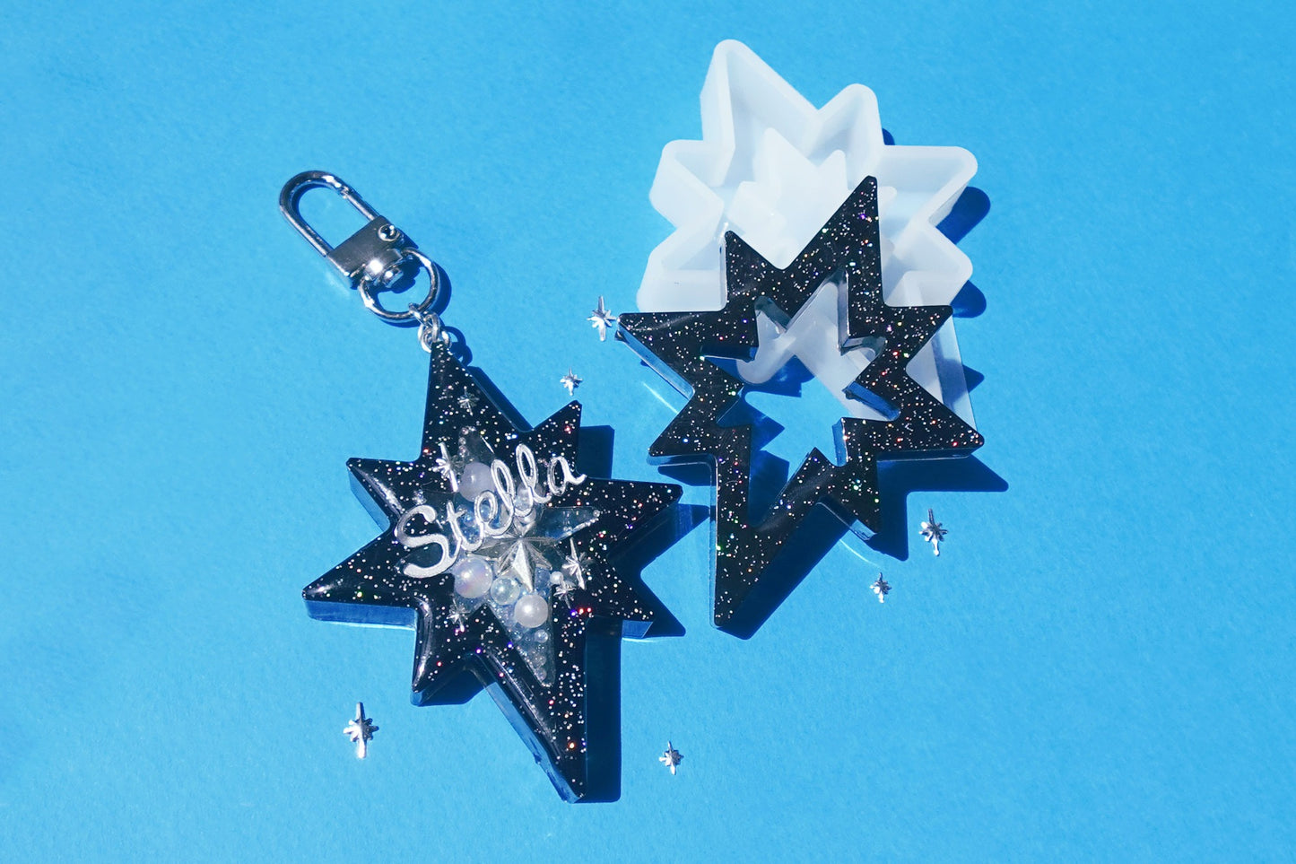 MF09 Mani Land sparkle shaker mold