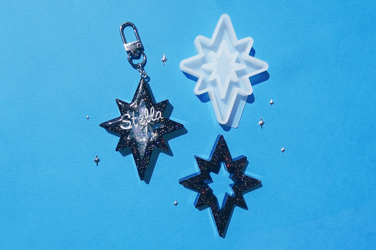 MF09 Mani Land sparkle shaker mold