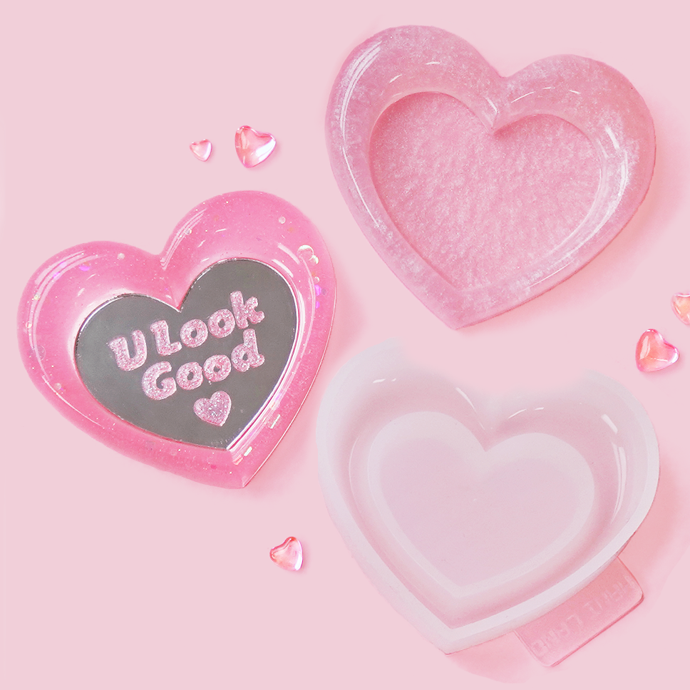 MF17 Mani Land heart cushion mirror mold