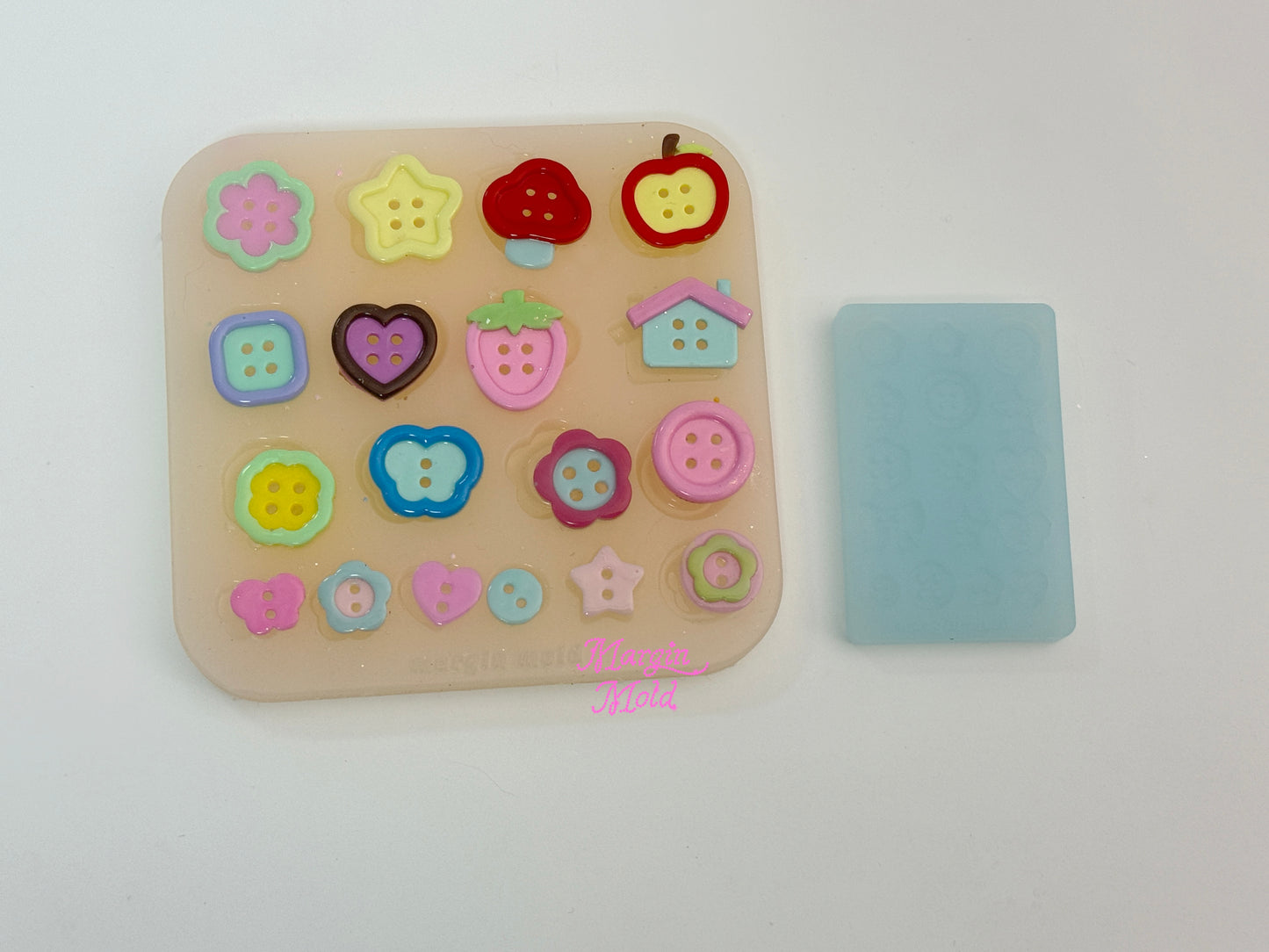 b164 bits medium buttons bits mold, 3d print, shiny