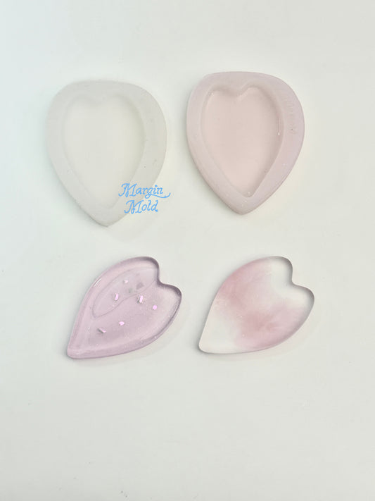 k244 k245 flower petal A griptok mold, 3d printed, matte, shiny