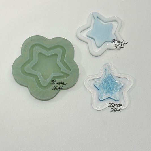 B09 star bookmark mold, acrylic, shiny