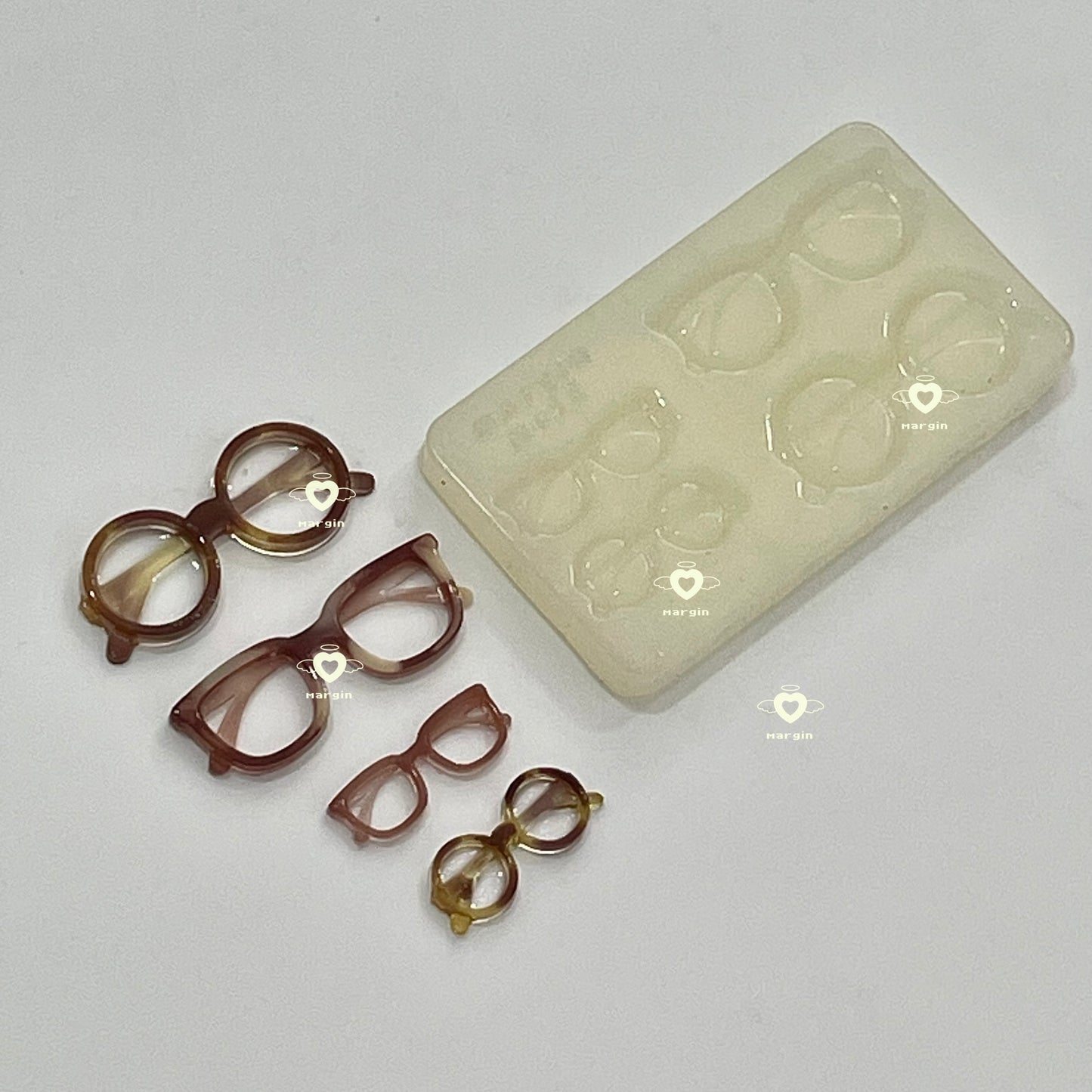 b077 bits mold glasses, 3d print, shiny