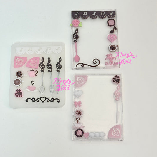 b166 melody cafe bits mold, 3d print, matte